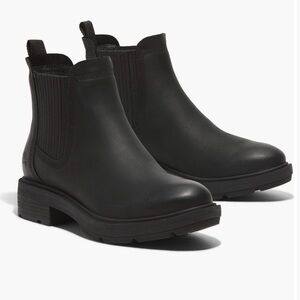 Timberland Women's Brimfield Chelsea Black Ankle Boots